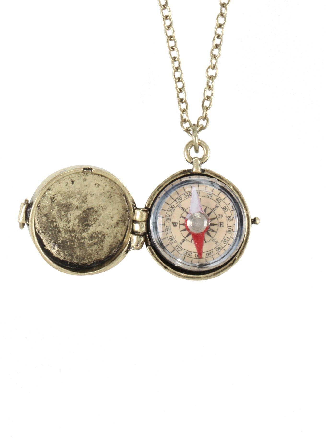 Blackheart Opal Compass Locket, , alternate