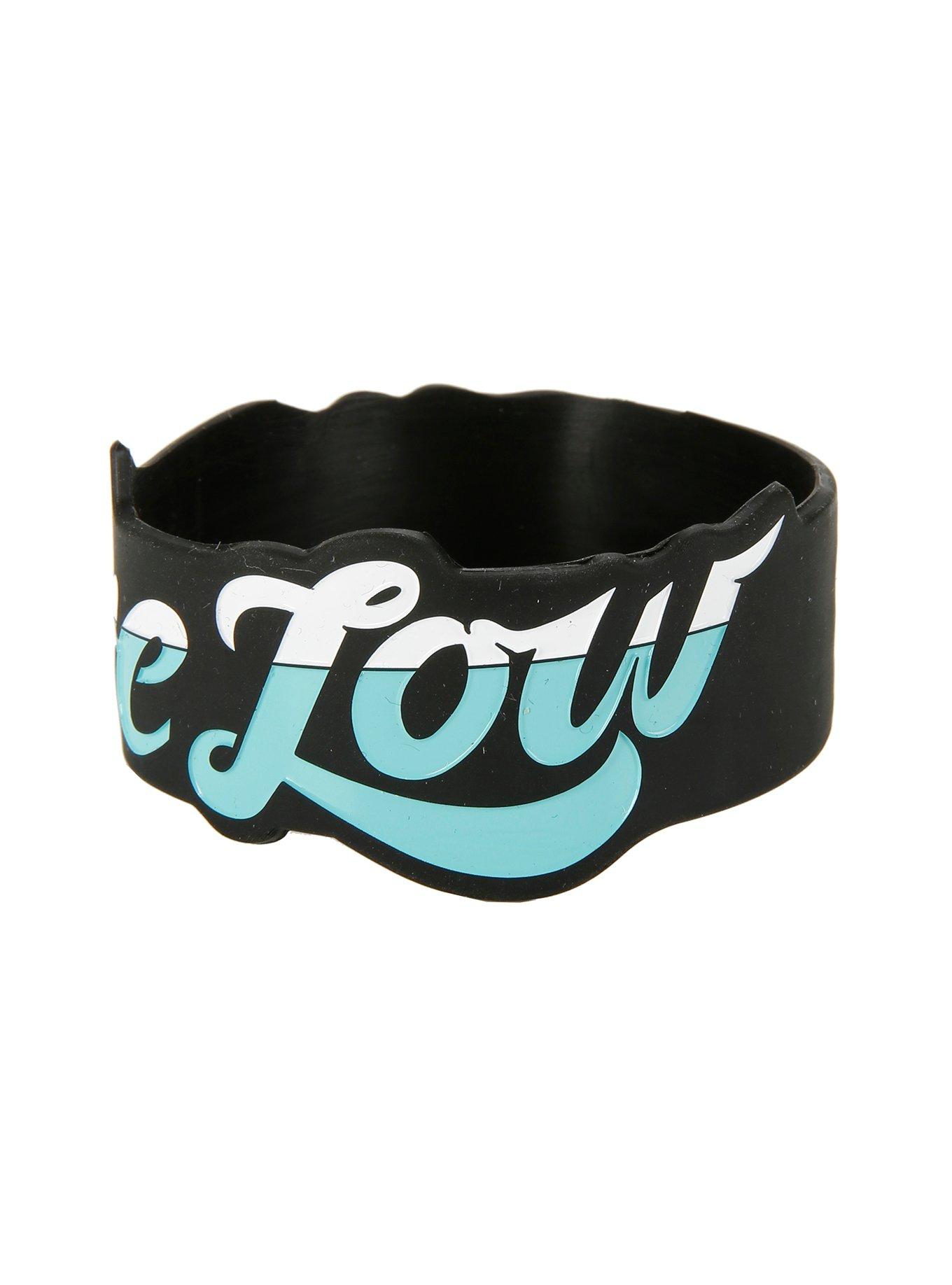 All Time Low Black Rubber Bracelet, , alternate