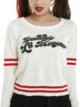 DC Comics Suicide Squad Harley Quinn Daddy's Lil Monster Girls Sweater, , alternate