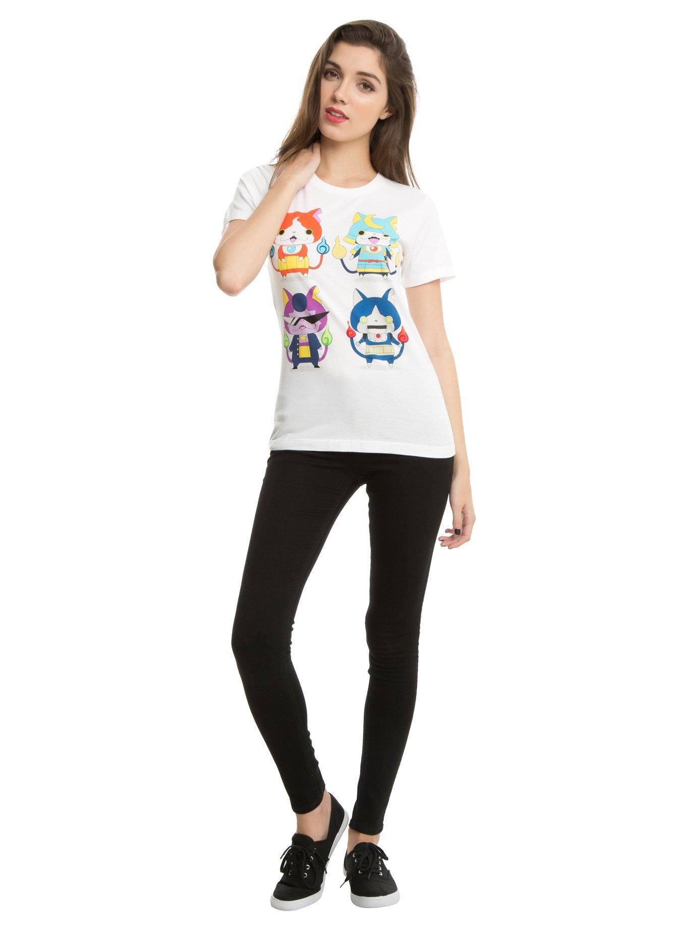 Yo-Kai Watch Group Girls T-Shirt, , alternate