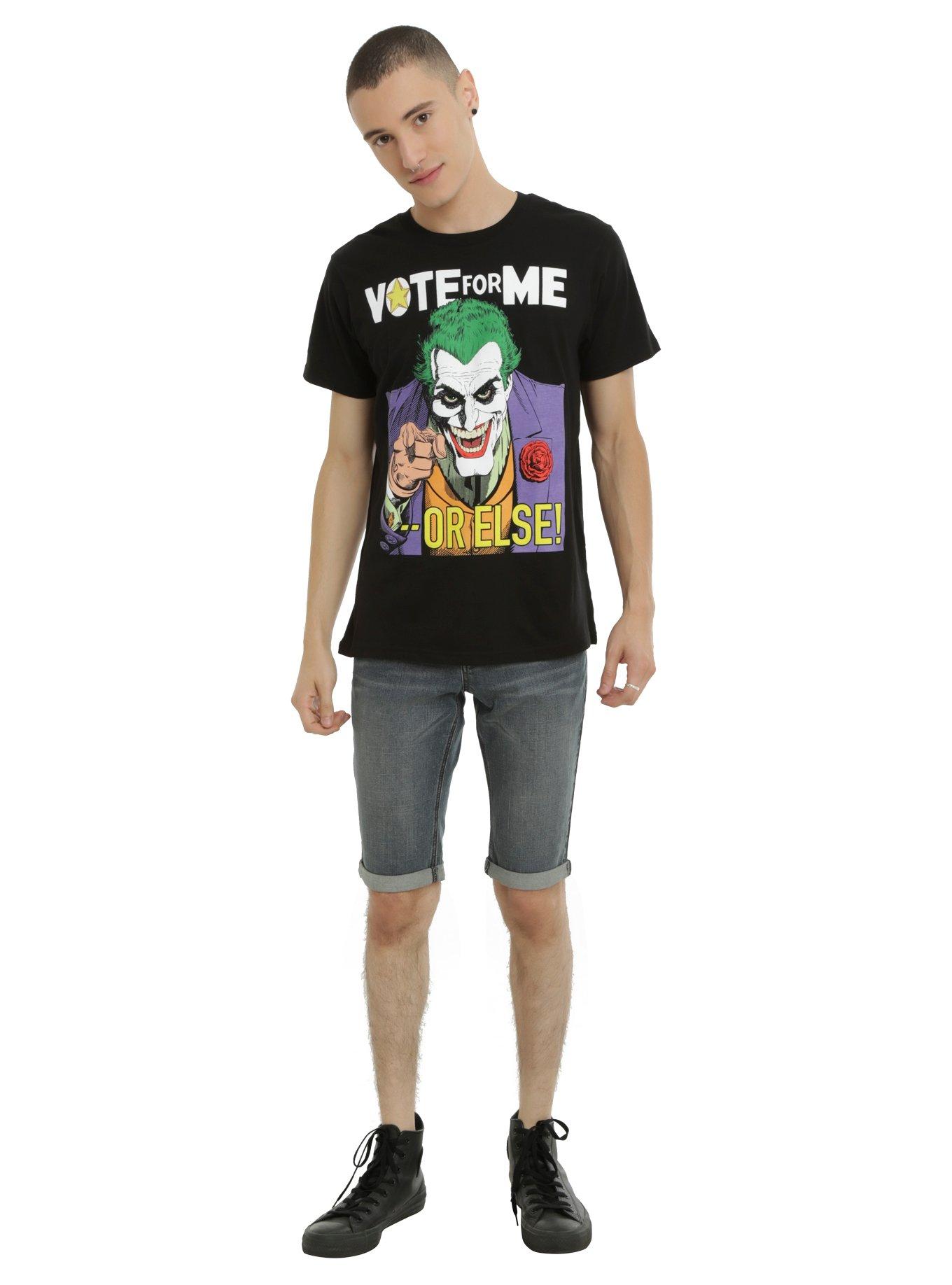 DC Comics The Joker Vote For Me T-Shirt, , alternate