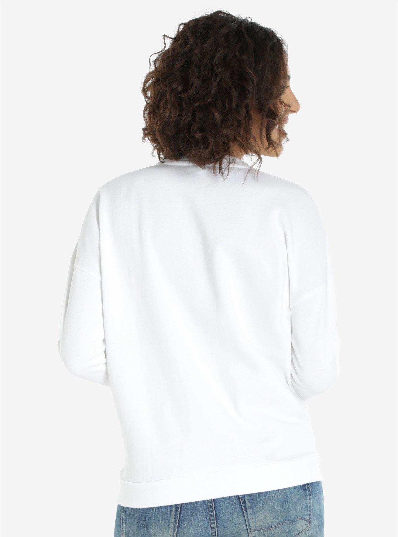 Star Wars R2-D2 White Crewneck Womens Pullover, , alternate