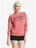 Disney Mickey Mouse Art Womens Sweatshirt, , alternate