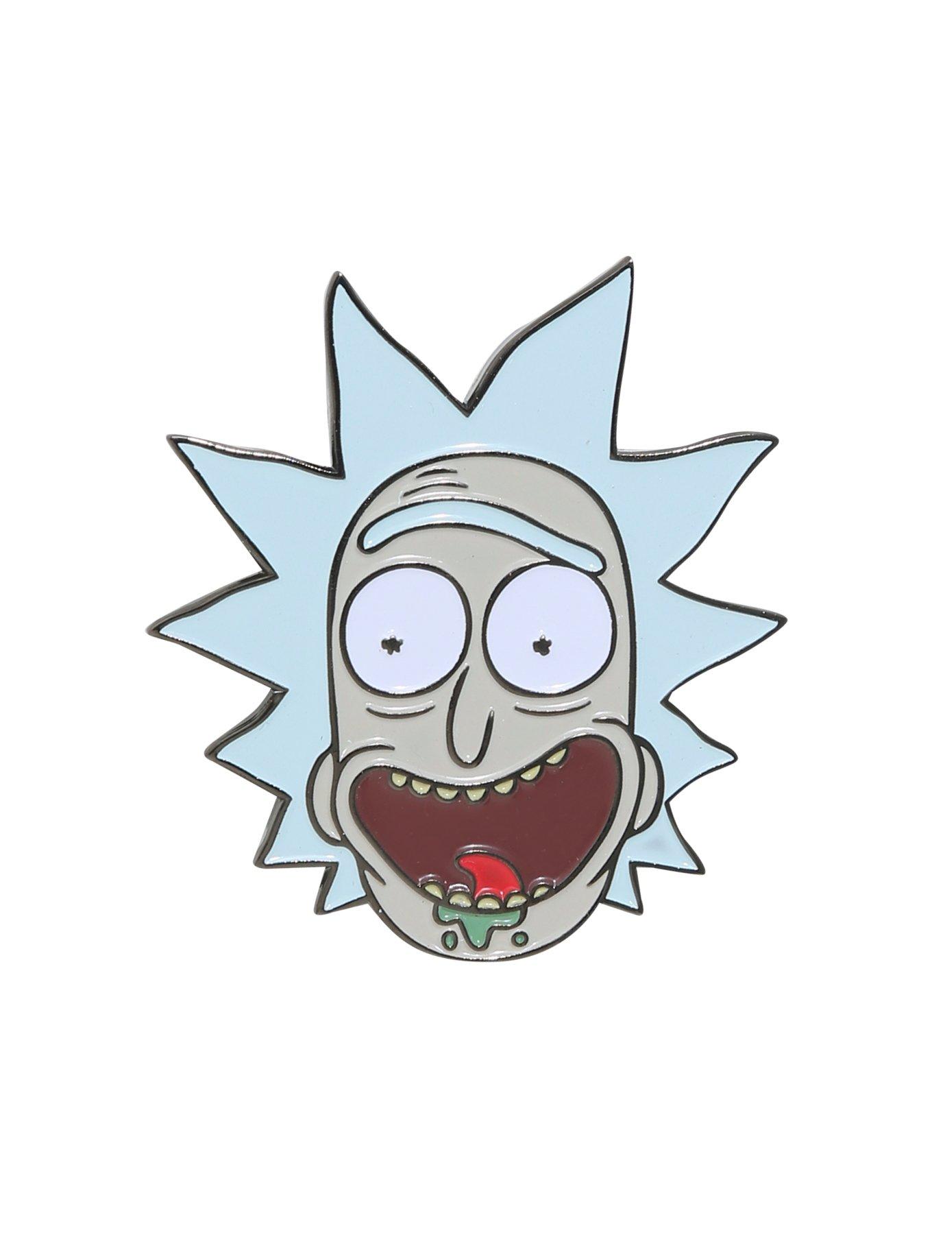 Rick And Morty Rick Enamel Pin, , alternate