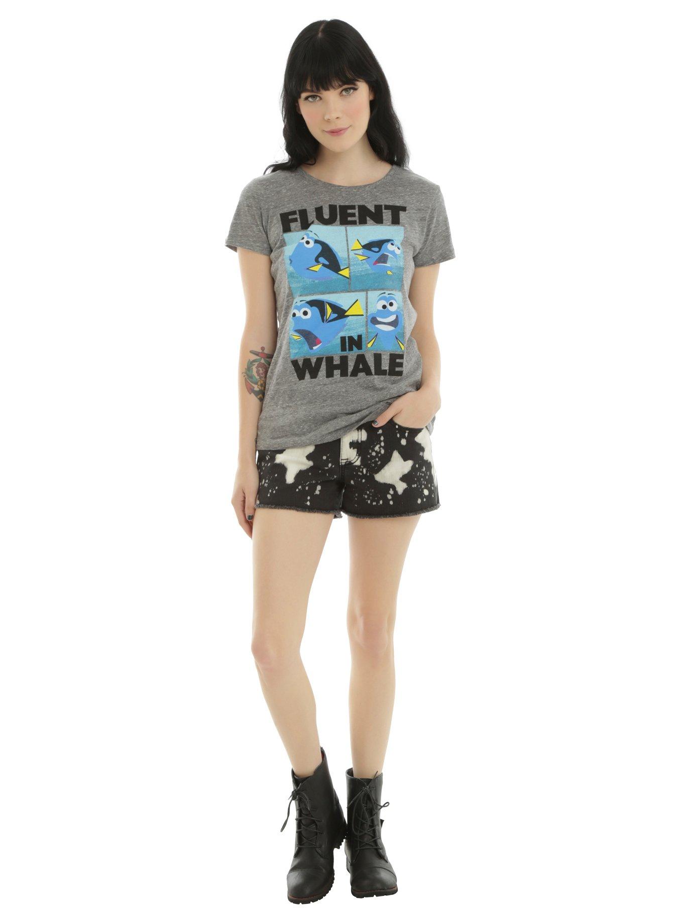 Disney Finding Dory Fluent In Whale Girls T-Shirt, , alternate