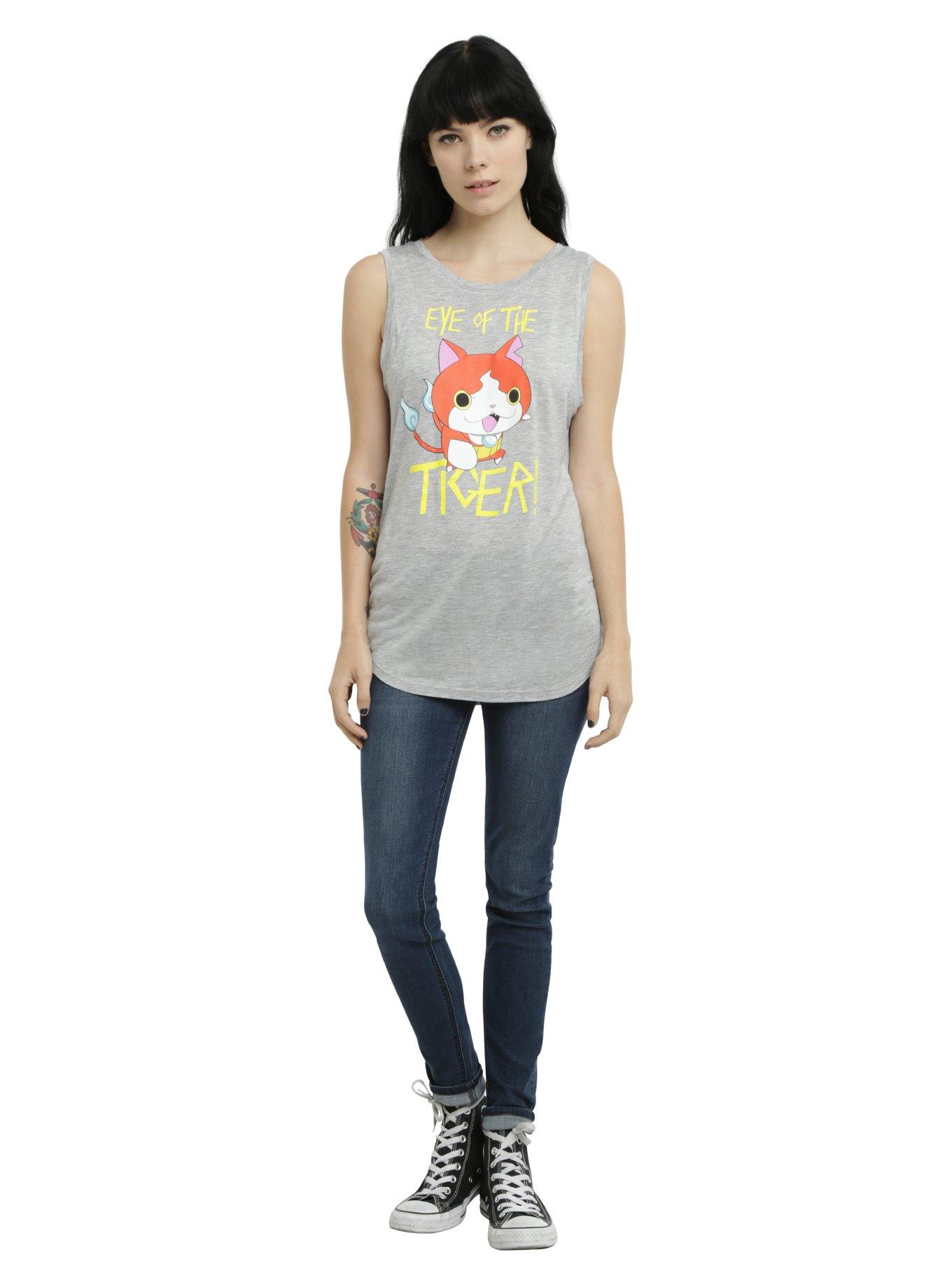 Yo-Kai Watch Eye Of The Tiger Girls Muscle Top, , alternate