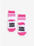 Funny Feet Sassy Pants Toddler Socks, , alternate