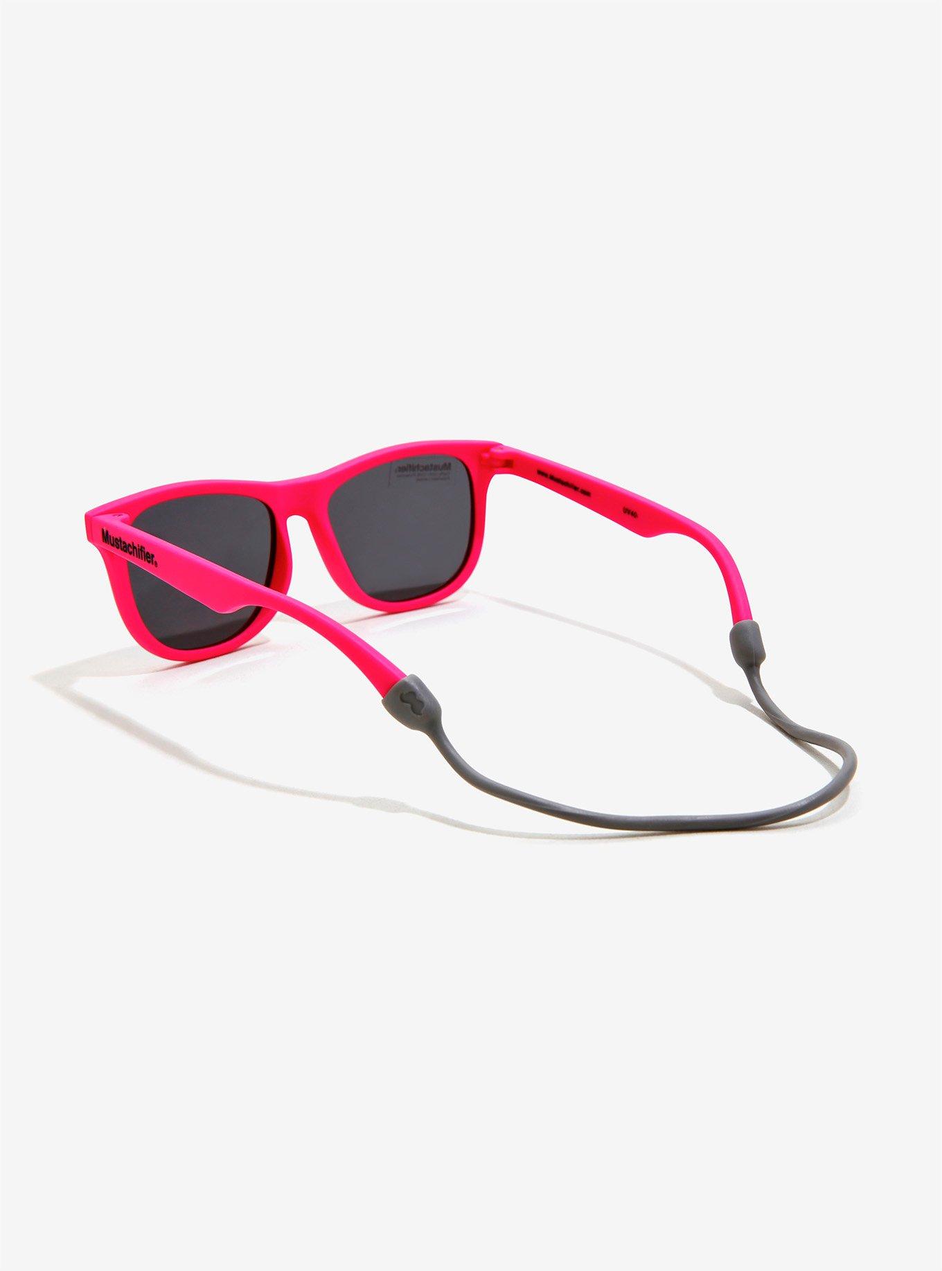 Mustachifier Childrens Sunglasses In Pink, , alternate