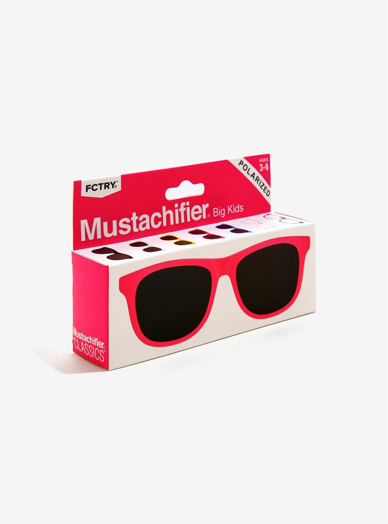 Mustachifier Childrens Sunglasses In Pink, , alternate