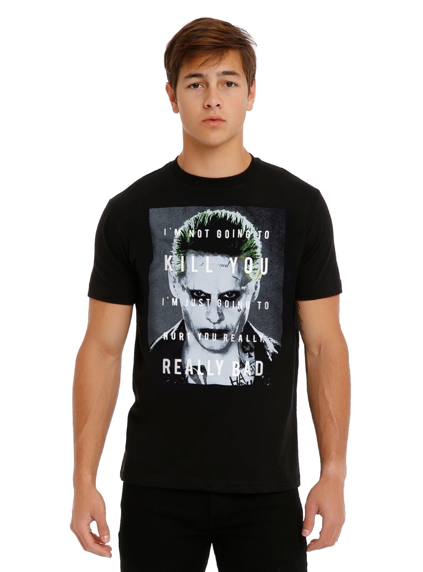DC Comics Suicide Squad Joker Quote T-Shirt, , alternate