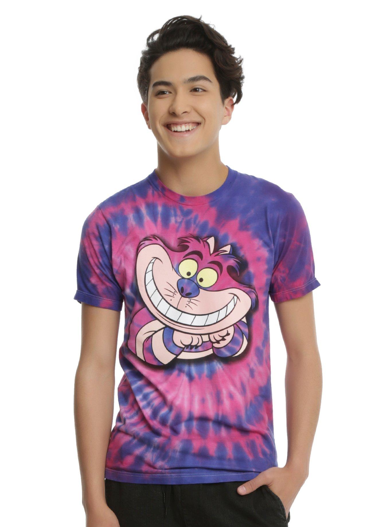 Disney Alice In Wonderland Tie Dye Cheshire Cat T-Shirt, , alternate