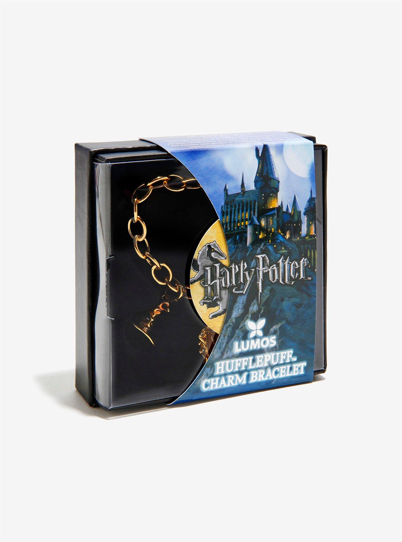 Lumos Harry Potter Hufflepuff Charm Bracelet, , alternate