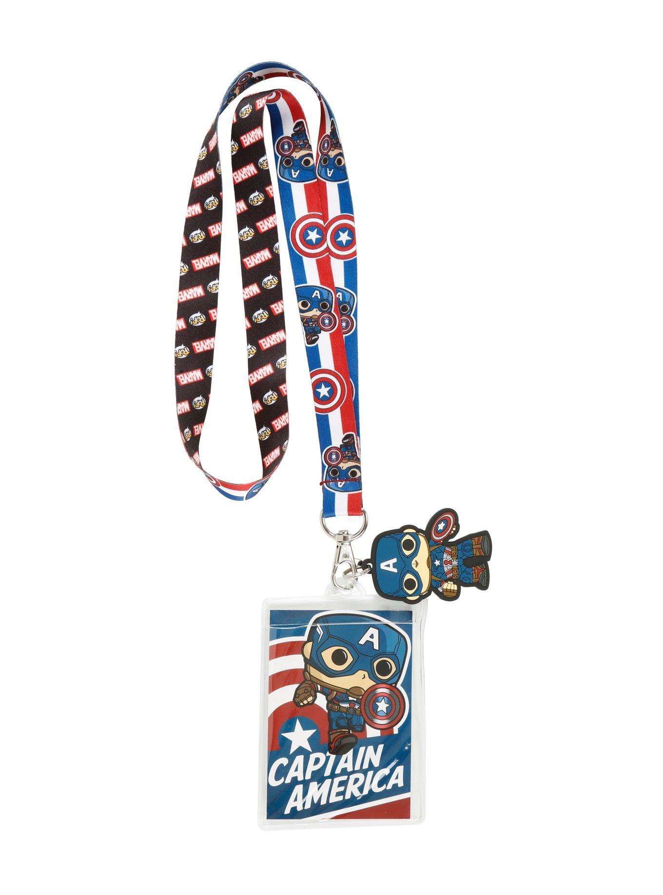 Marvel Captain America Lanyard, , alternate