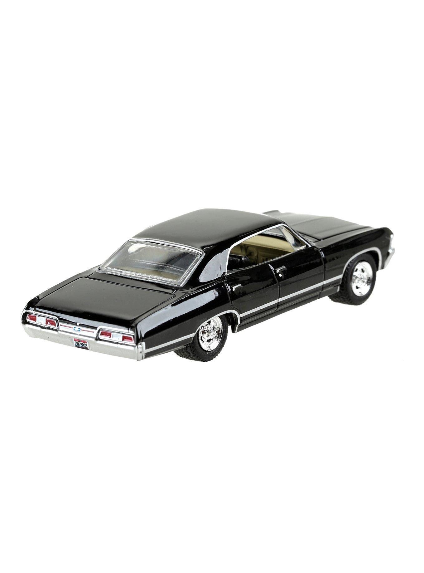 Greenlight Supernatural 1967 Chevrolet Impala Sport Sedan Die-Cast Metal Mini Replica Hot Topic Exclusive, , alternate