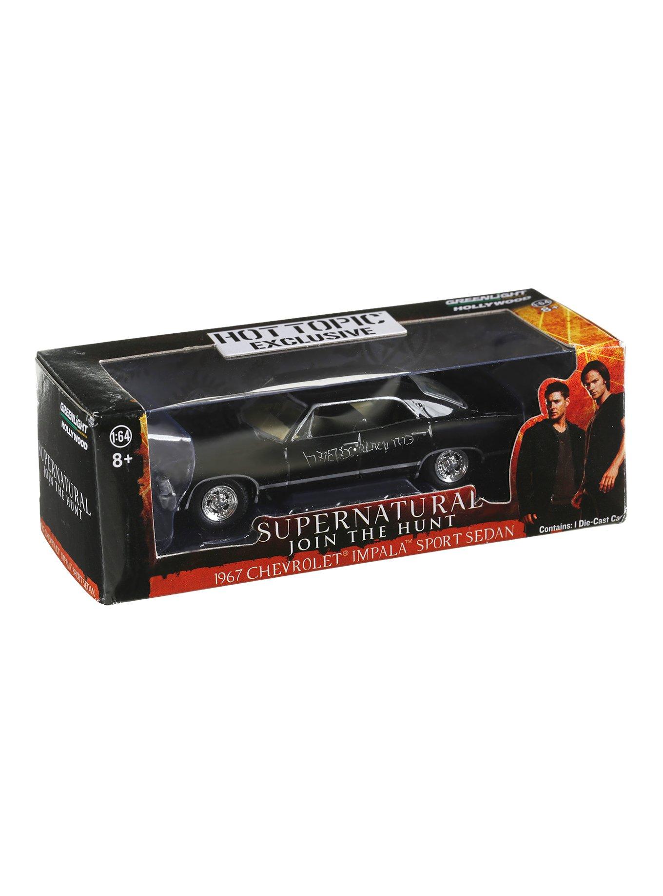 Greenlight Supernatural 1967 Chevrolet Impala Sport Sedan Die-Cast Metal Mini Replica Hot Topic Exclusive, , alternate