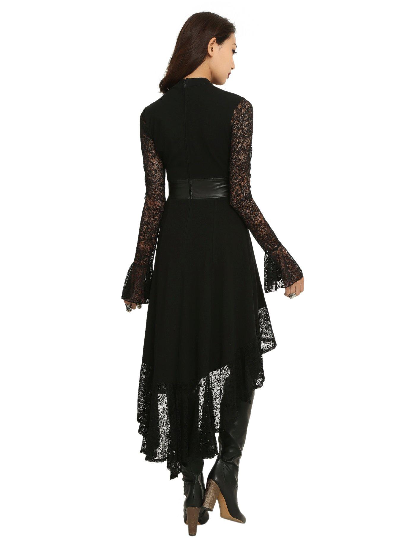 Royal Bones By Tripp Lace Keyhole Hi-Low Dress, , alternate