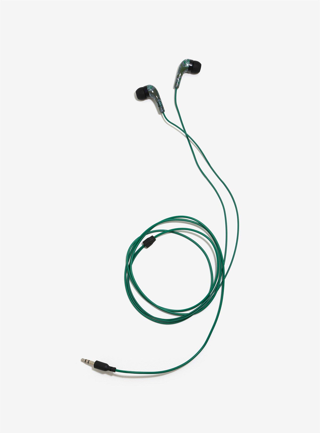 Harry Potter Slytherin Crest Earbuds, , alternate