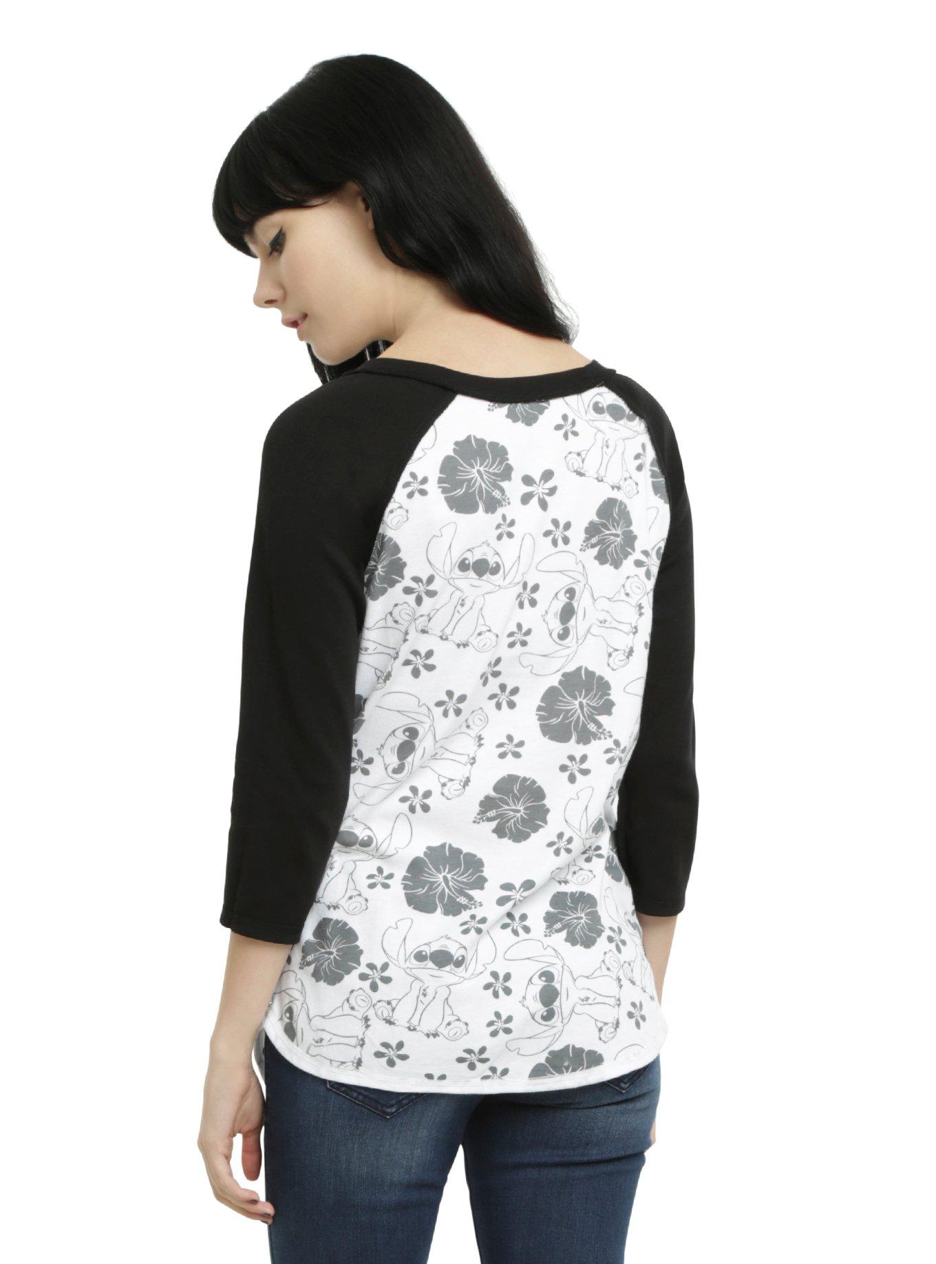 Disney Lilo & Stitch Ohana Reversible Girls Raglan, , alternate