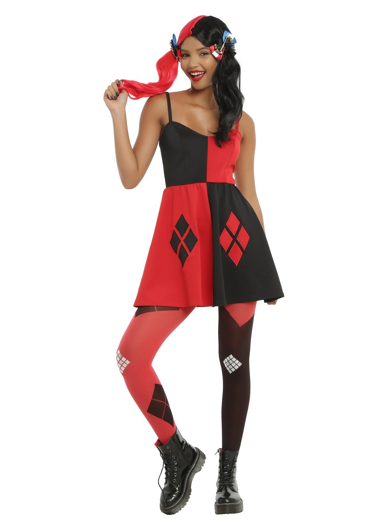 DC Comics Harley Quinn Cosplay Dress, , alternate