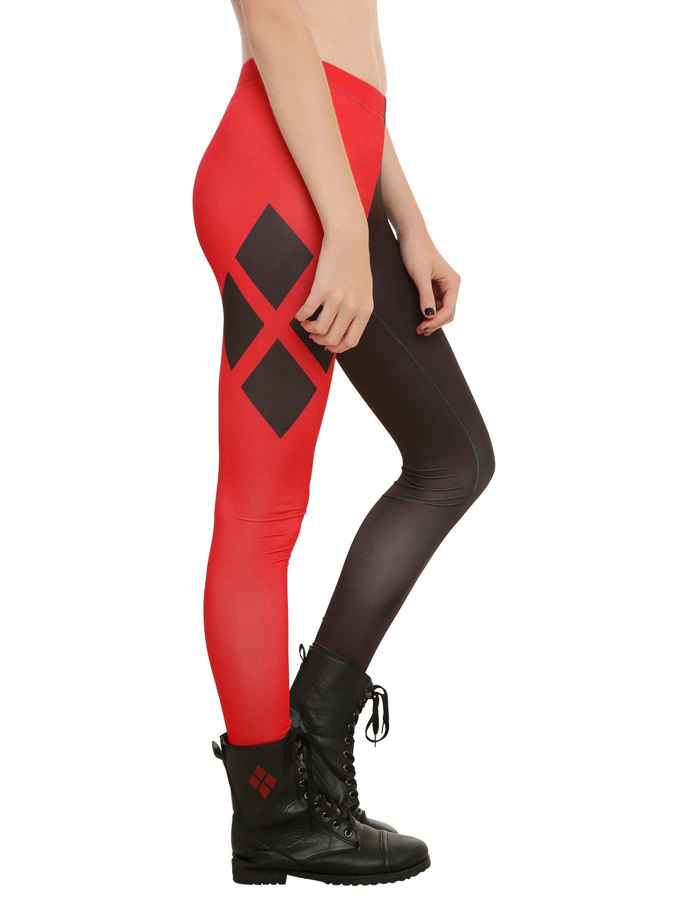 DC Comics Harley Quinn Leggings, , alternate