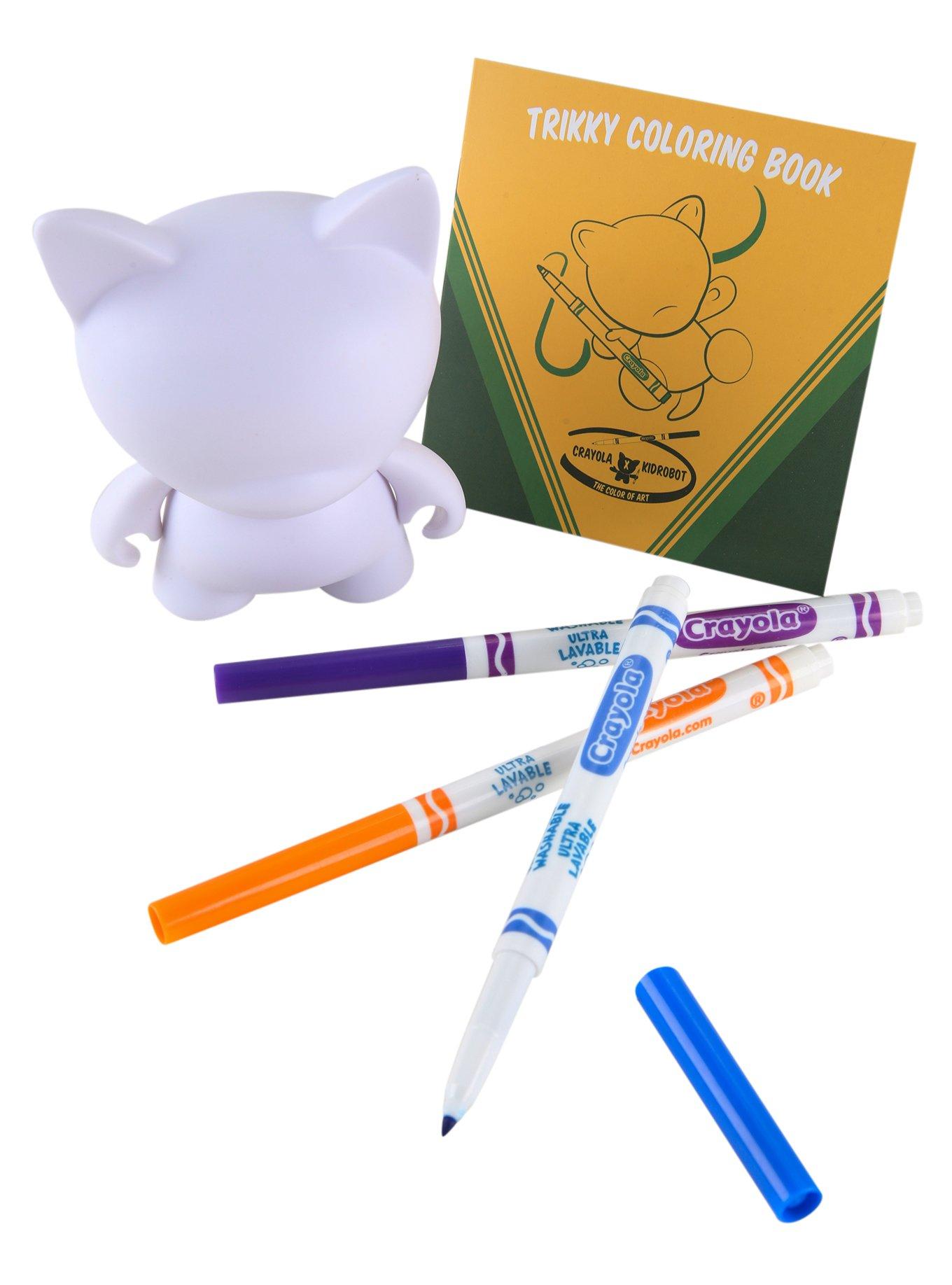 Crayola X Kidrobot Trikky Figure, , alternate