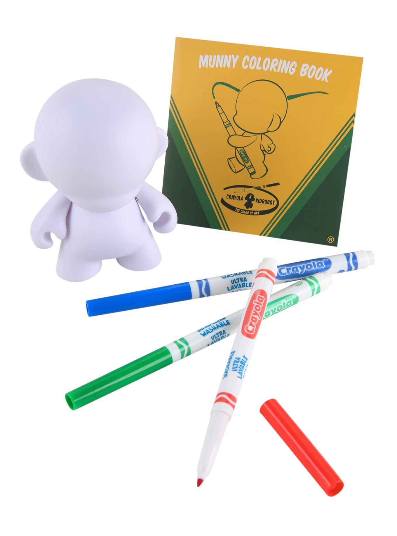 Crayola X Kid Robot DIY Munny Figure, , alternate