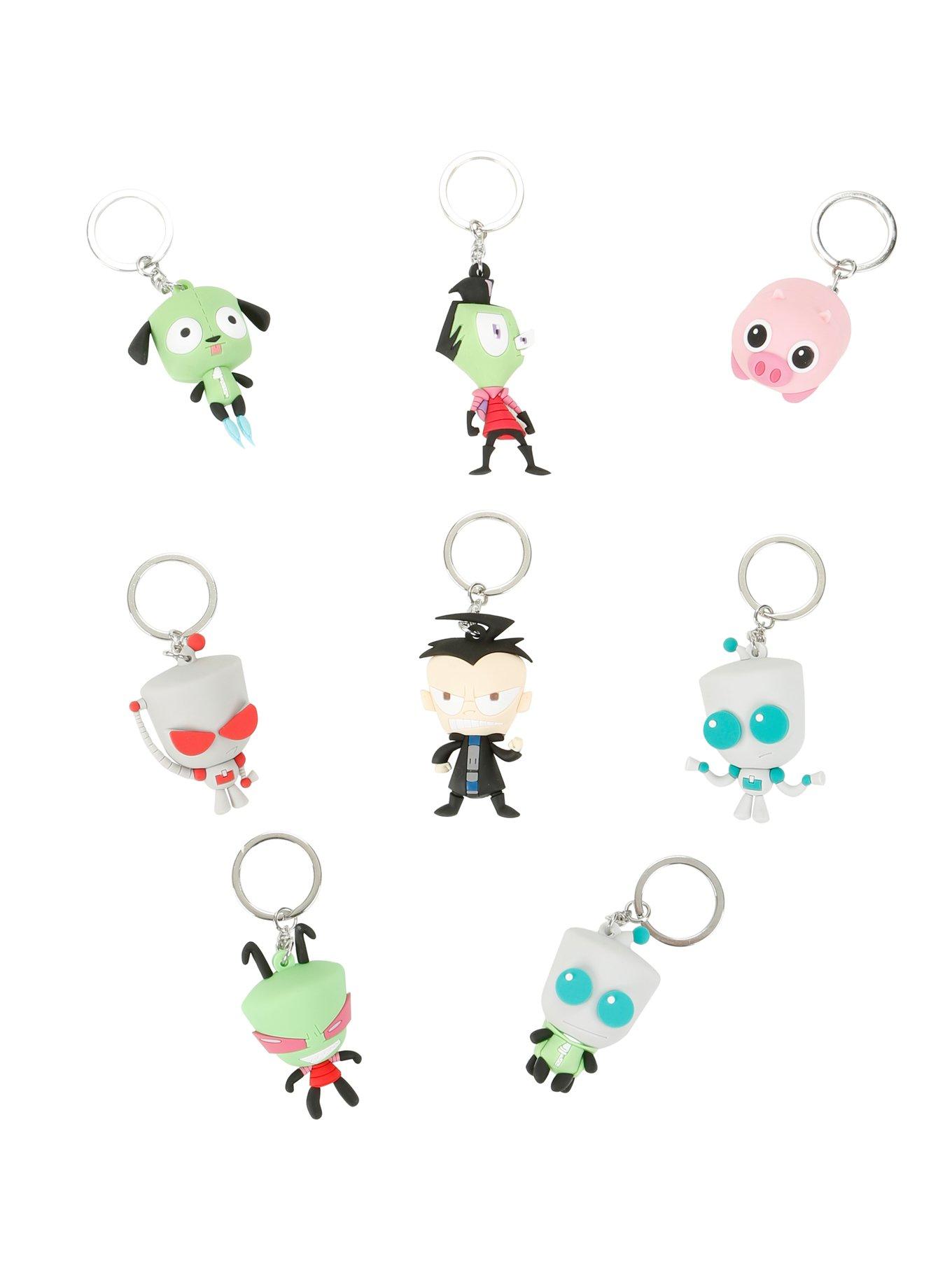 Invader Zim Figural Key Chain Blind Bag, , alternate