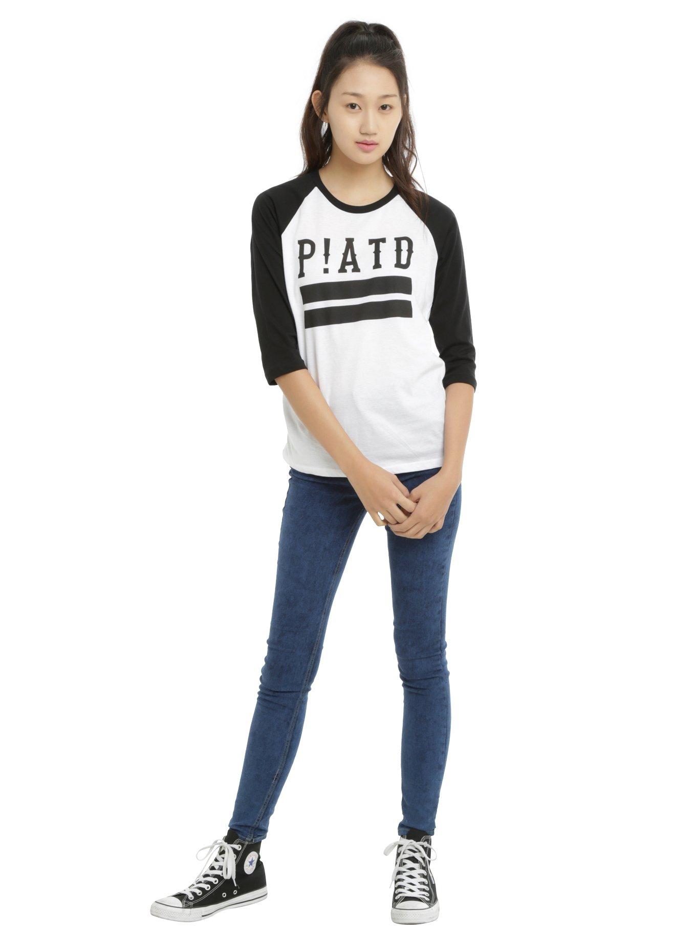 Panic! At The Disco P!ATD Logo Girls Raglan, , alternate