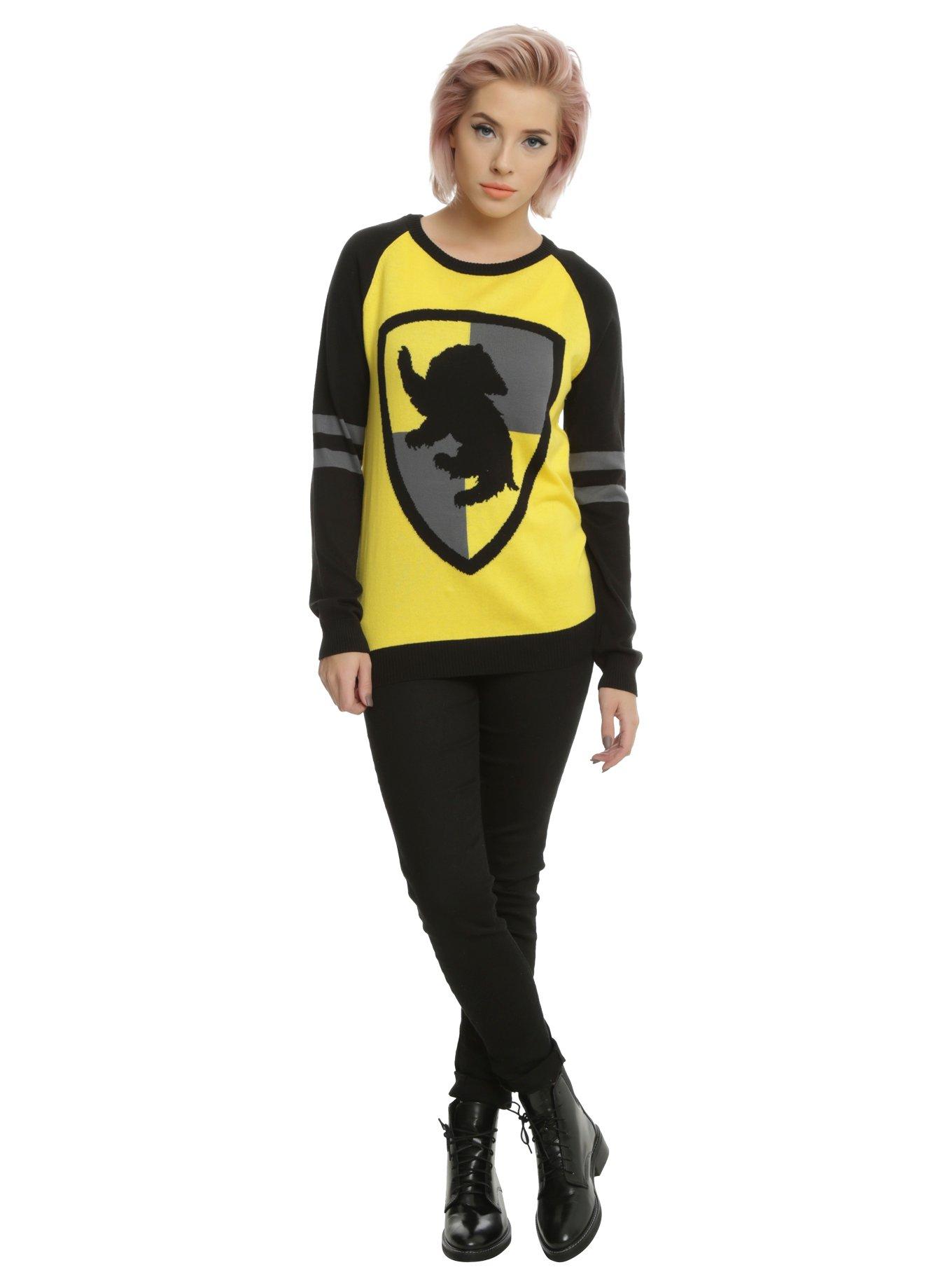 Harry Potter Hufflepuff Girls Sweater, , alternate