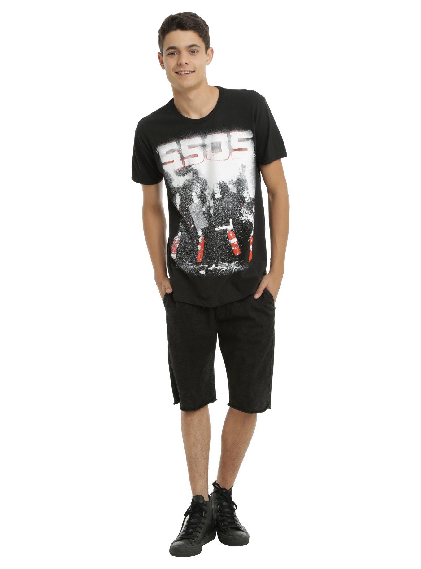 5 Seconds Of Summer 5SOS Extinguishers T-Shirt, , alternate