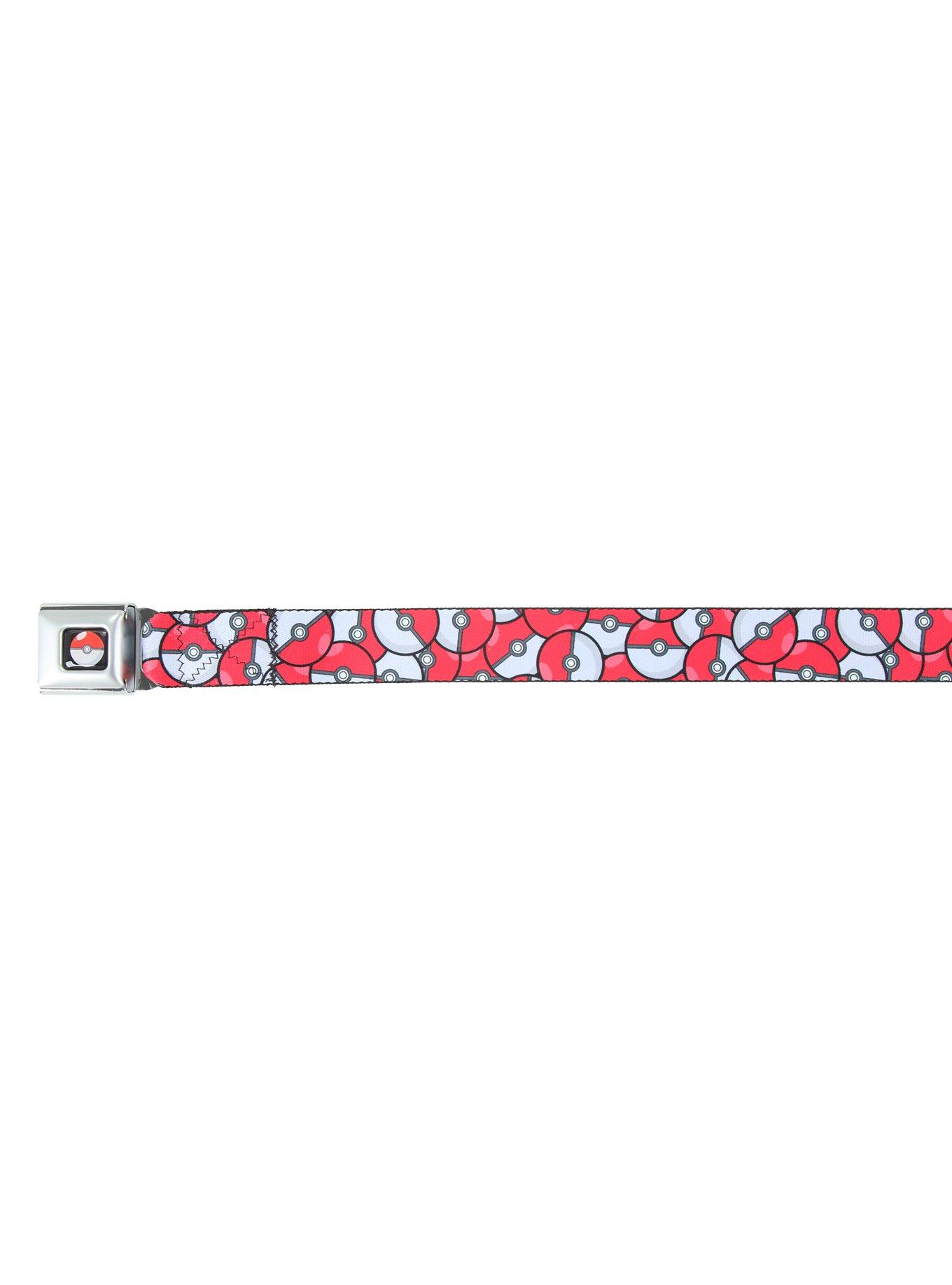 Pokemon Poke Ball Print Seat Belt Belt, , alternate