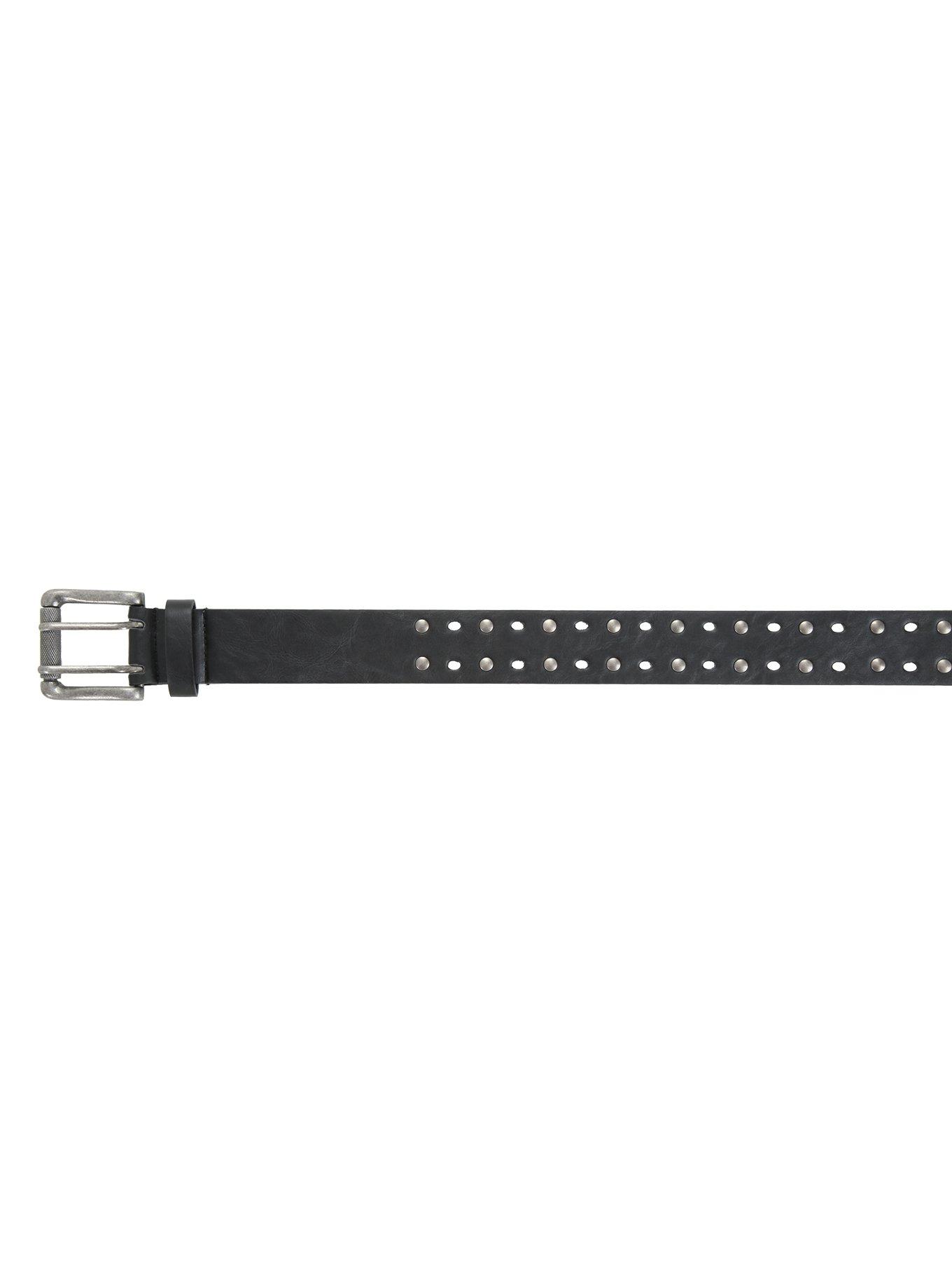 Nailhead Hole Black Belt, , alternate