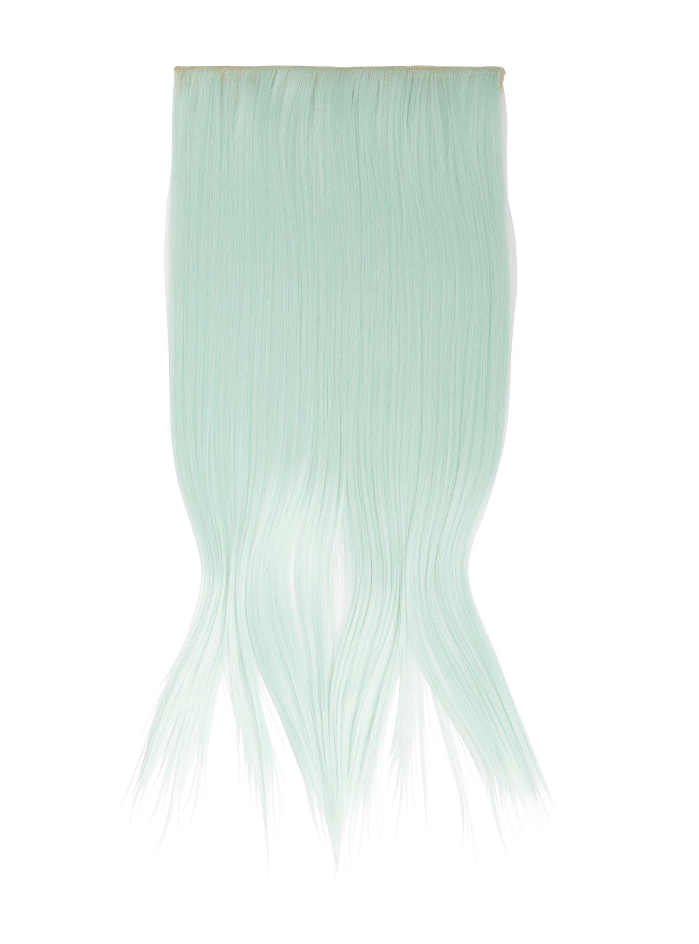 Mint Clip-In Hair Extension, , alternate