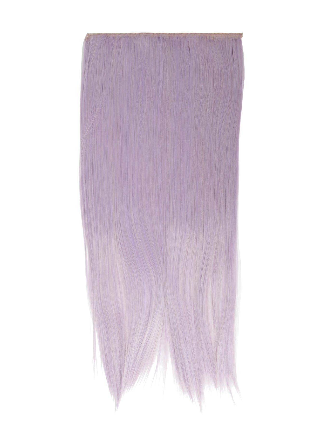 Dusty Lavender Clip-In Hair Extension, , alternate