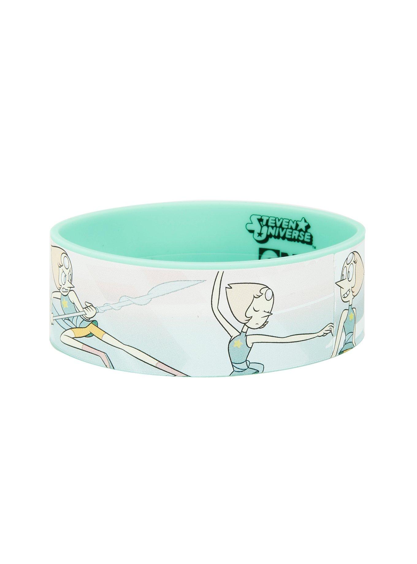 Steven Universe Pearl Rubber Bracelet, , alternate