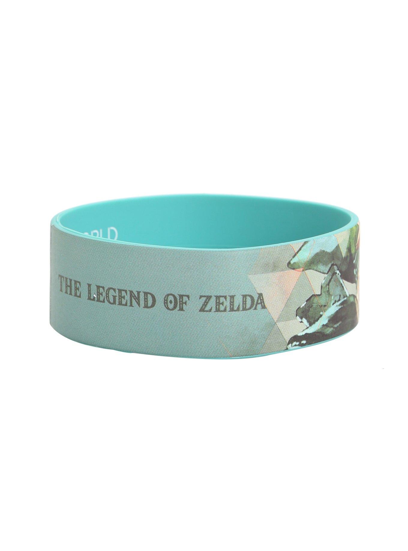 The Legend Of Zelda Link Face Rubber Bracelet, , alternate