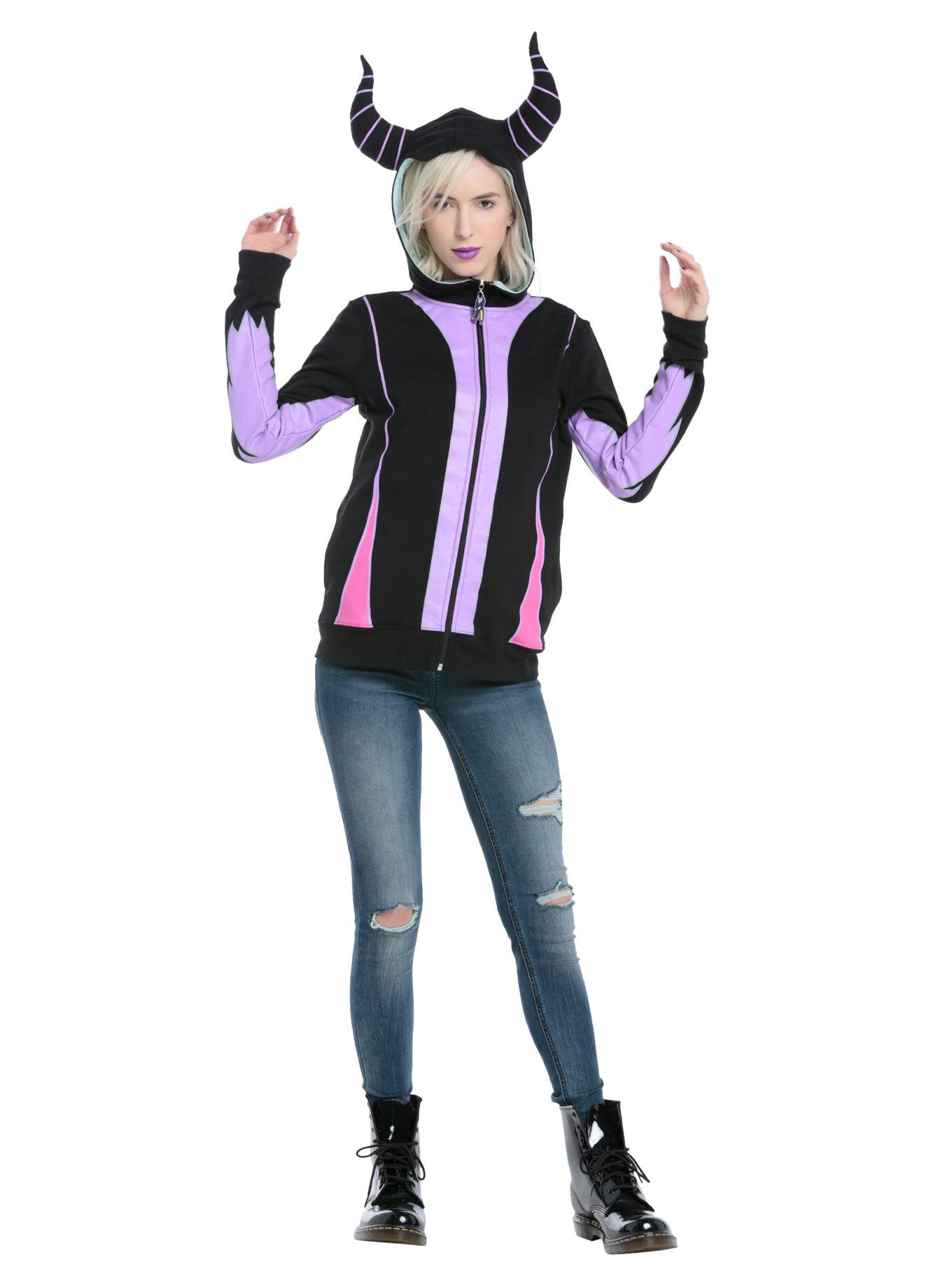 Disney Maleficent Cosplay Girls Hoodie, , alternate