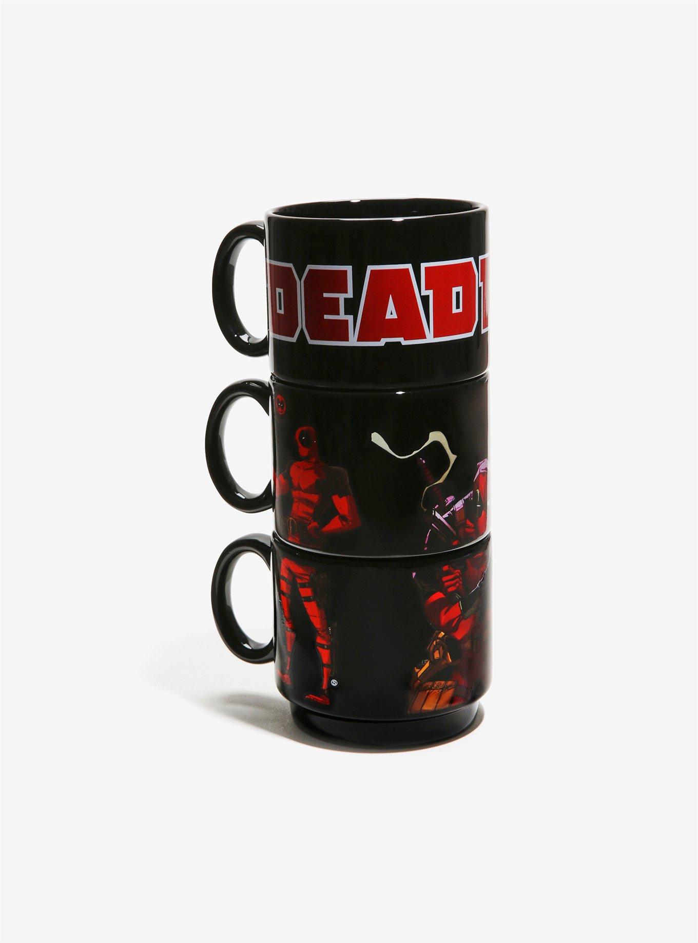 Marvel Deadpool Stacking Mug Set, , alternate