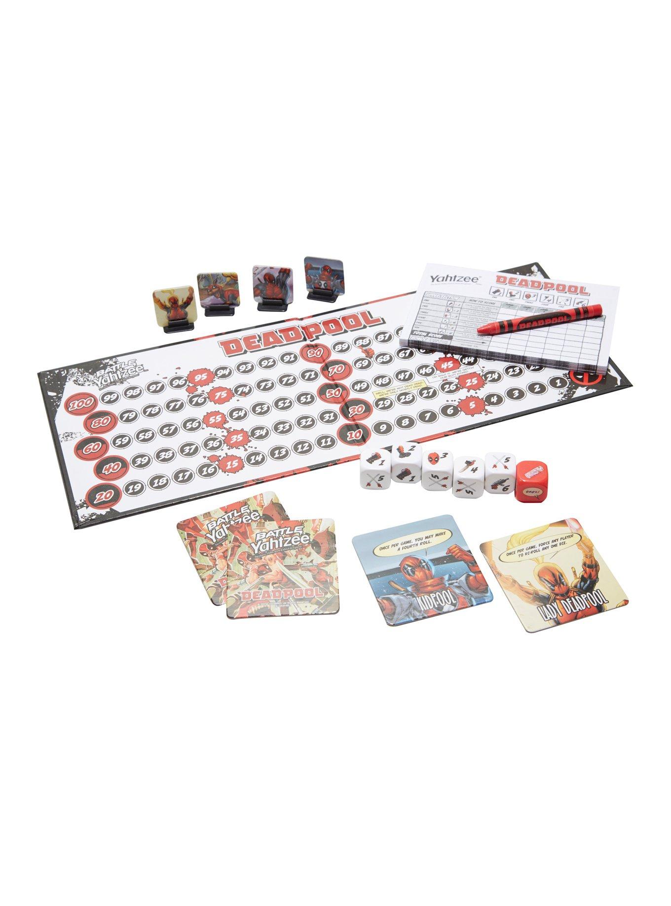 Marvel Deadpool Battle Yahtzee Game, , alternate