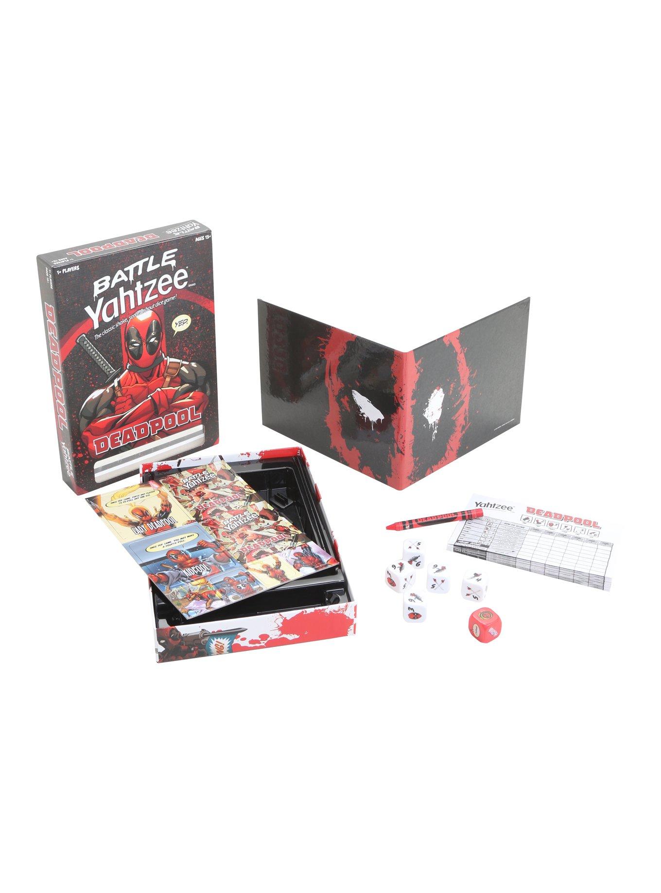 Marvel Deadpool Battle Yahtzee Game, , alternate