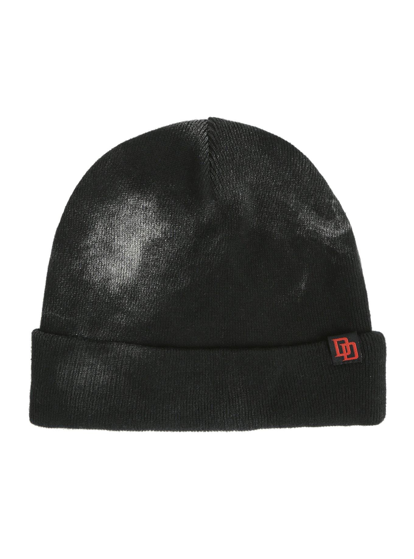 Marvel Daredevil DD Logo Watchman Beanie, , alternate