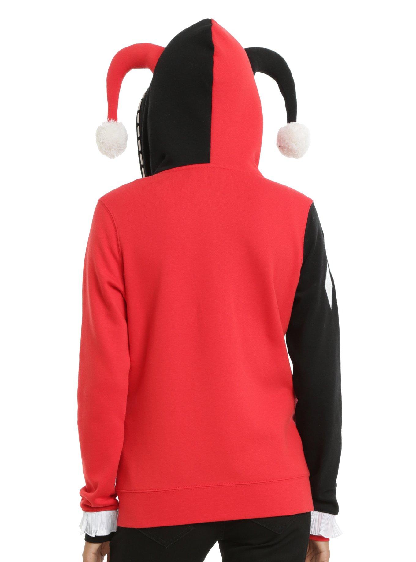 DC Comics Harley Quinn Cosplay Girls Hoodie, , alternate