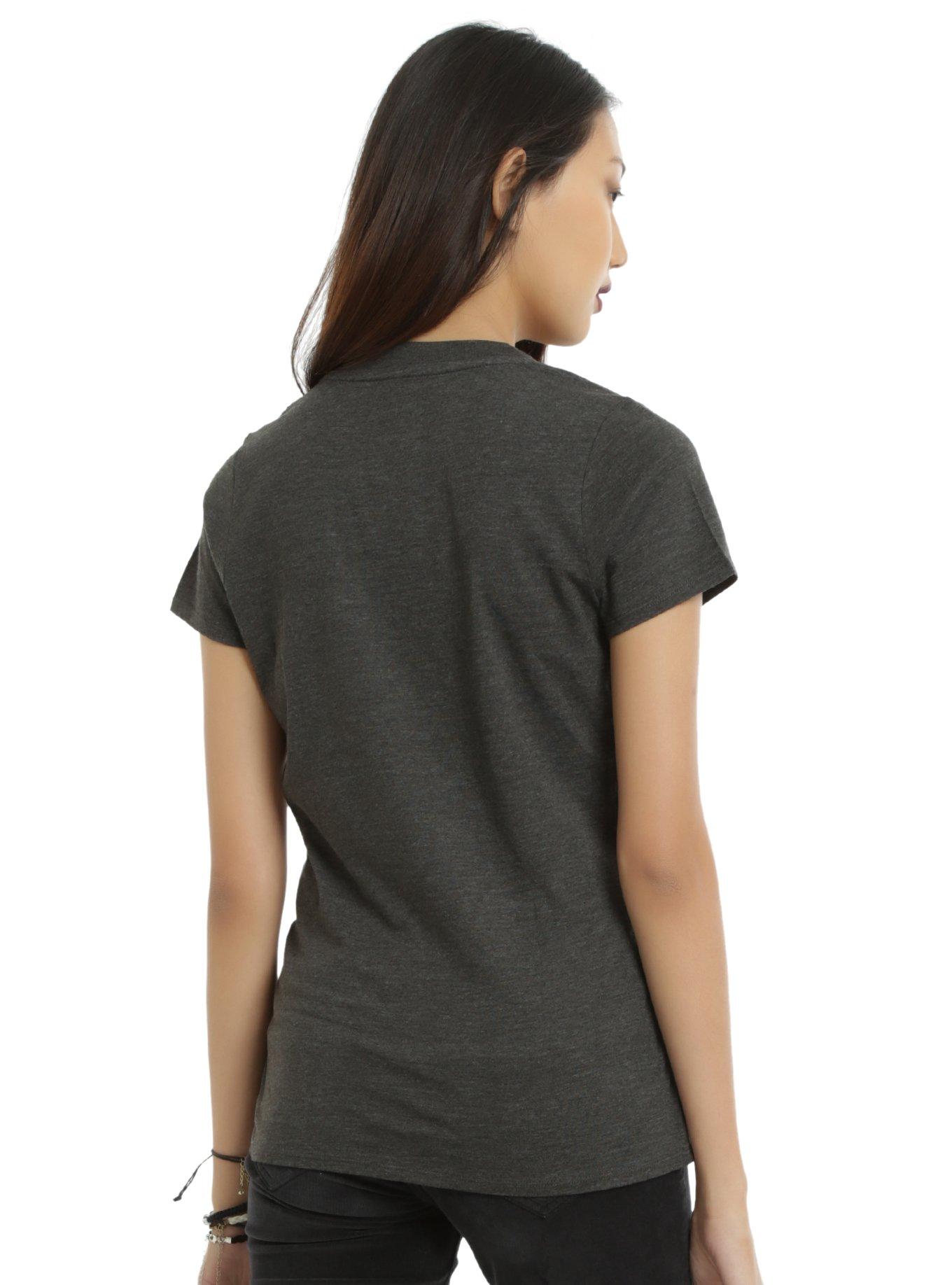 DC Comics Batman Gold Logo Girls T-Shirt, , alternate