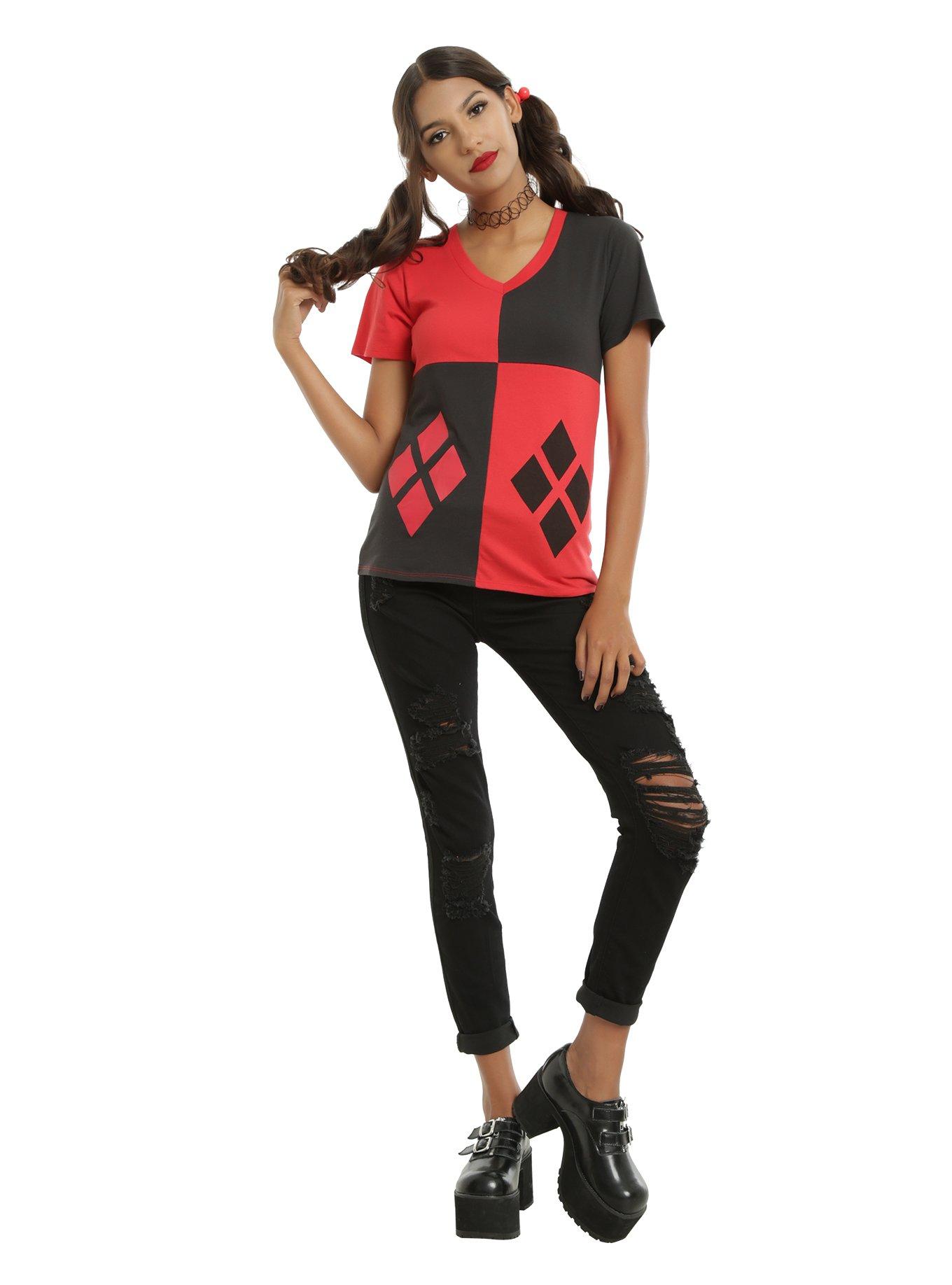 DC Comics Harley Quinn Cosplay Girls T-Shirt, , alternate