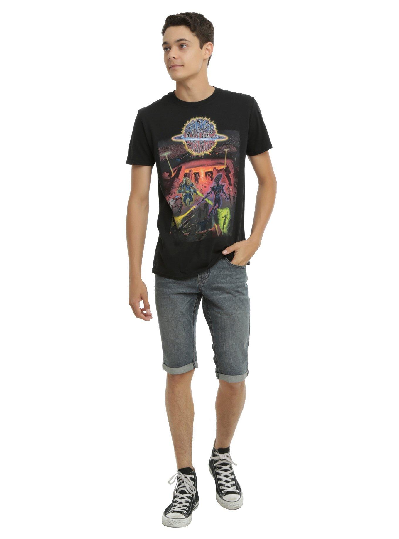 Rings Of Saturn Alien Invasion T-Shirt, , alternate