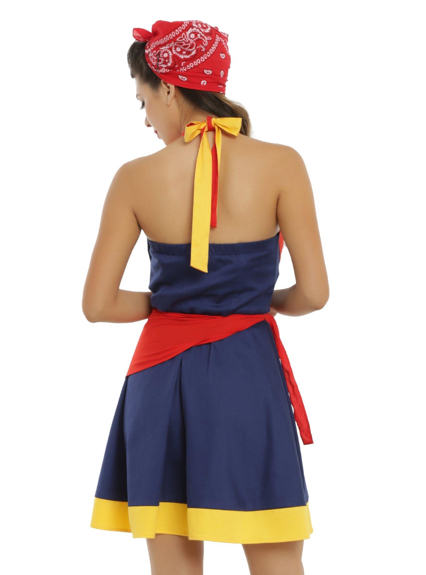 Her Universe Women Of Marvel Captain Marvel Halter Dress, , alternate