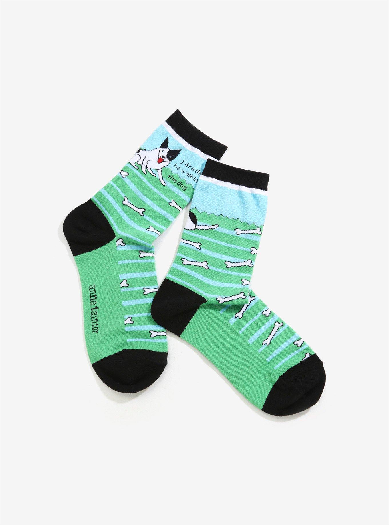 Anne Taintor Walking The Dogs Socks, , alternate