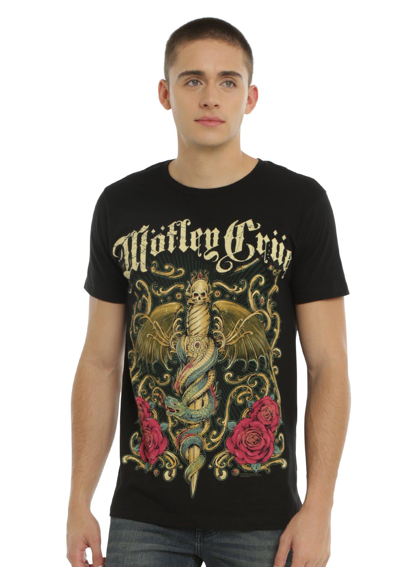 Motley Crue Exquisite Dagger T-Shirt, , alternate