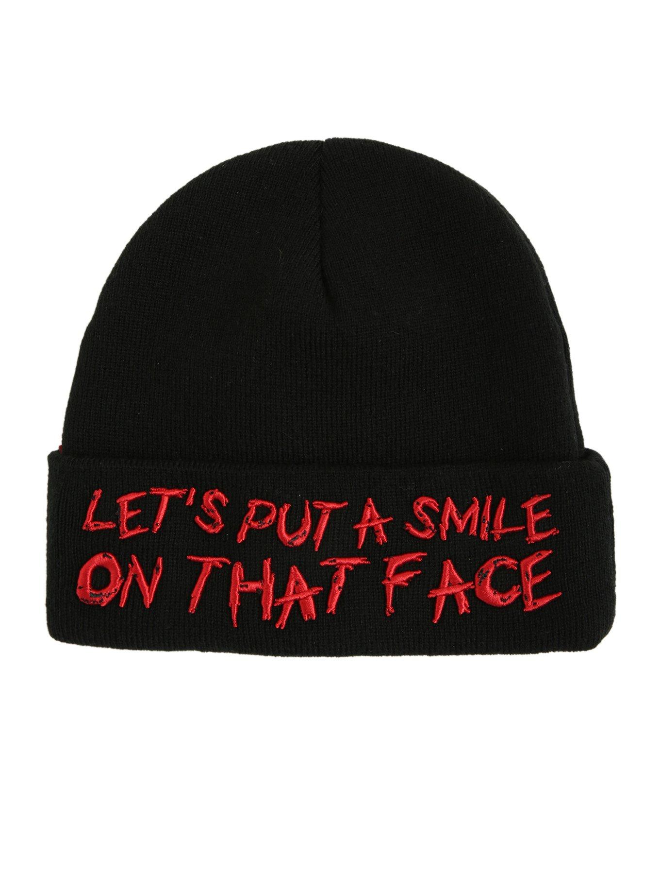 DC Comics The Dark Knight Joker Beanie, , alternate