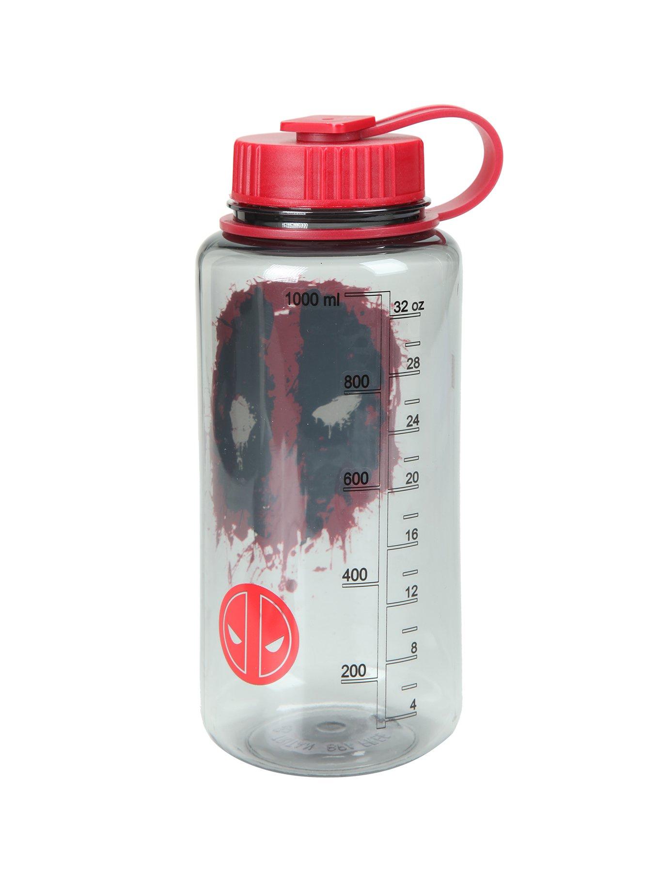 Marvel Deadpool Splatter Logo 32 Oz. Tritan Water Bottle, , alternate